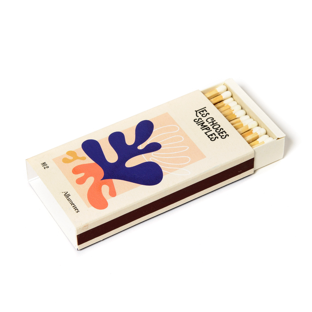 Allumettes longues - bleu méditerranéen